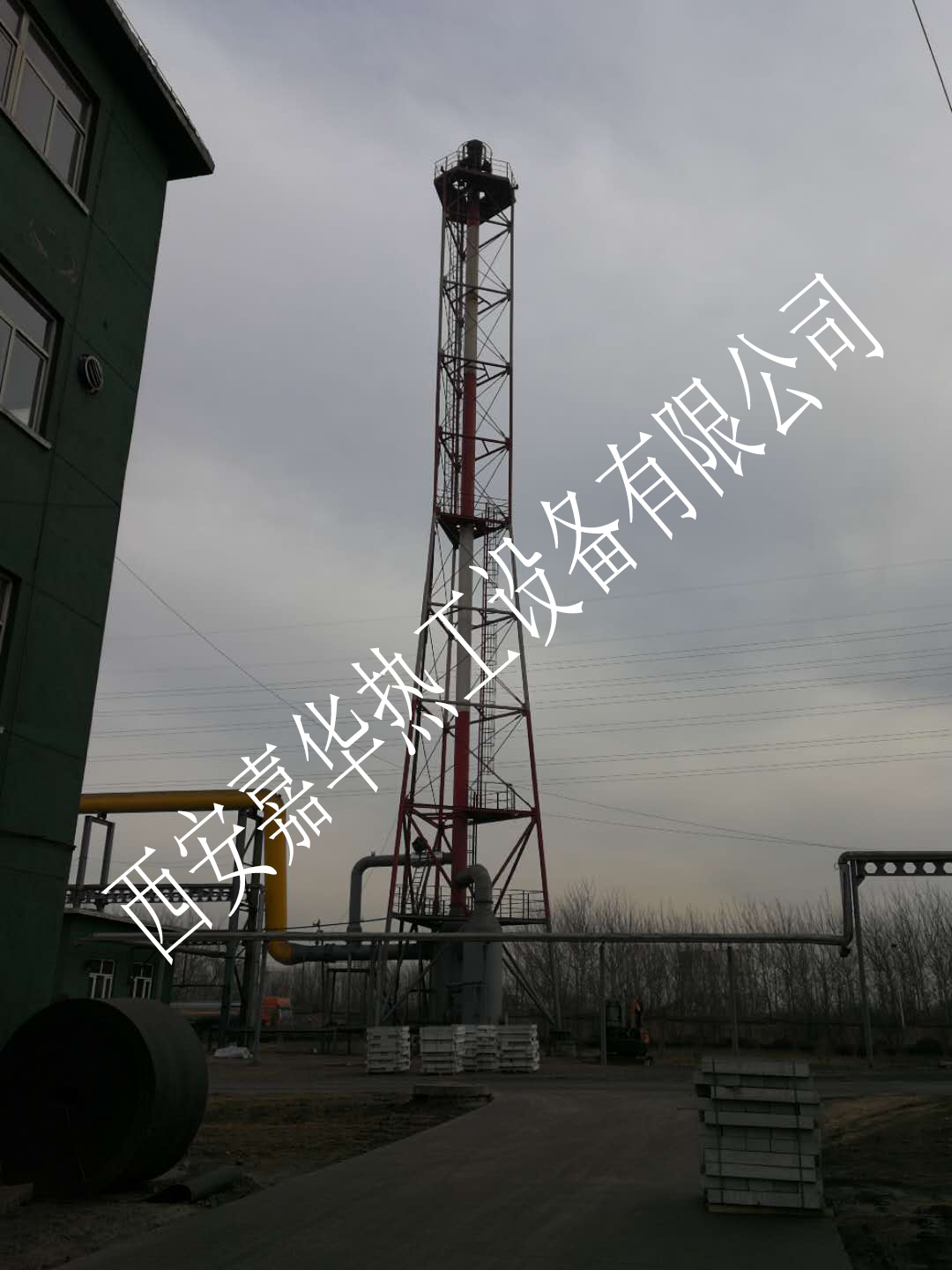 嘉華熱工焦爐煤氣放散點火