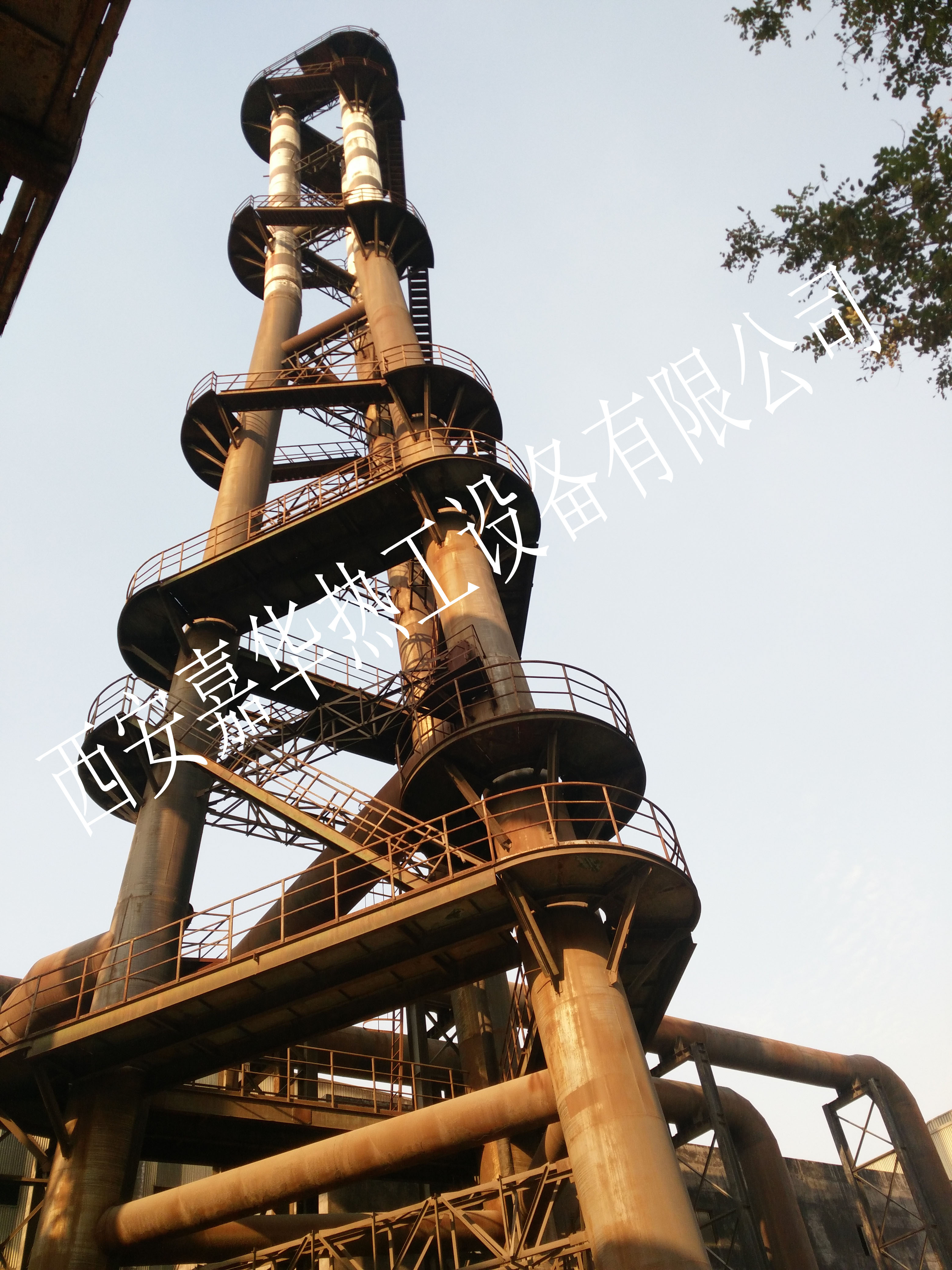 嘉華熱工高爐煤氣放散點火