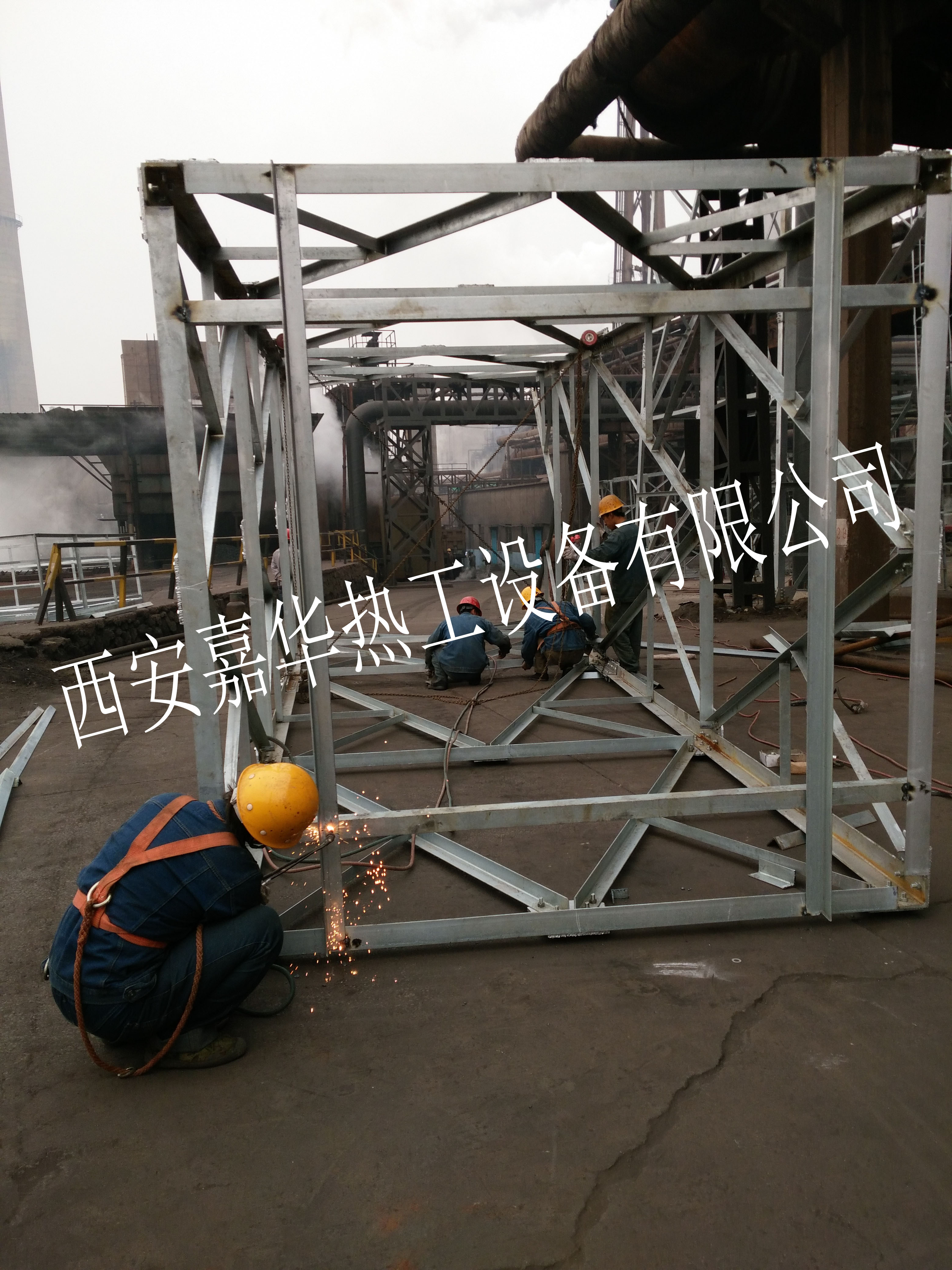 嘉華熱工高爐煤氣放散點火