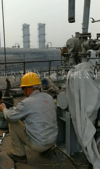 高爐煤氣放散點火施工隊