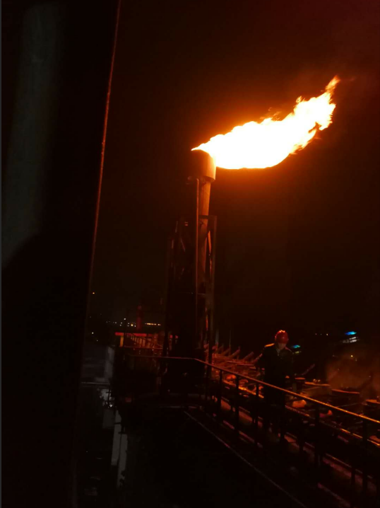 焦?fàn)t煤氣放散改造后