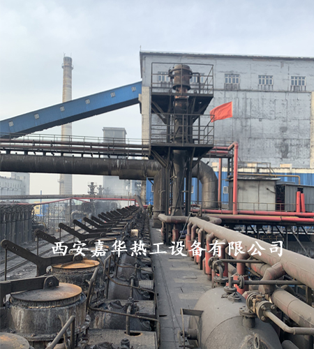 河北焦化廠8套焦?fàn)t放散點(diǎn)火施工中